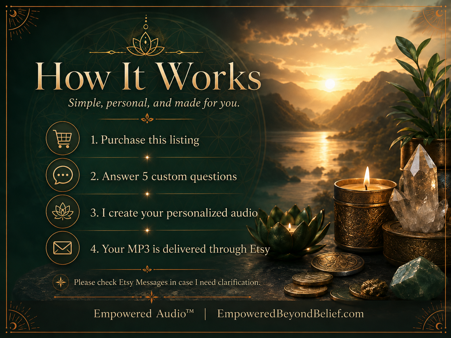Personalized Abundance Hypnosis Recording | Custom Audio - Image 6