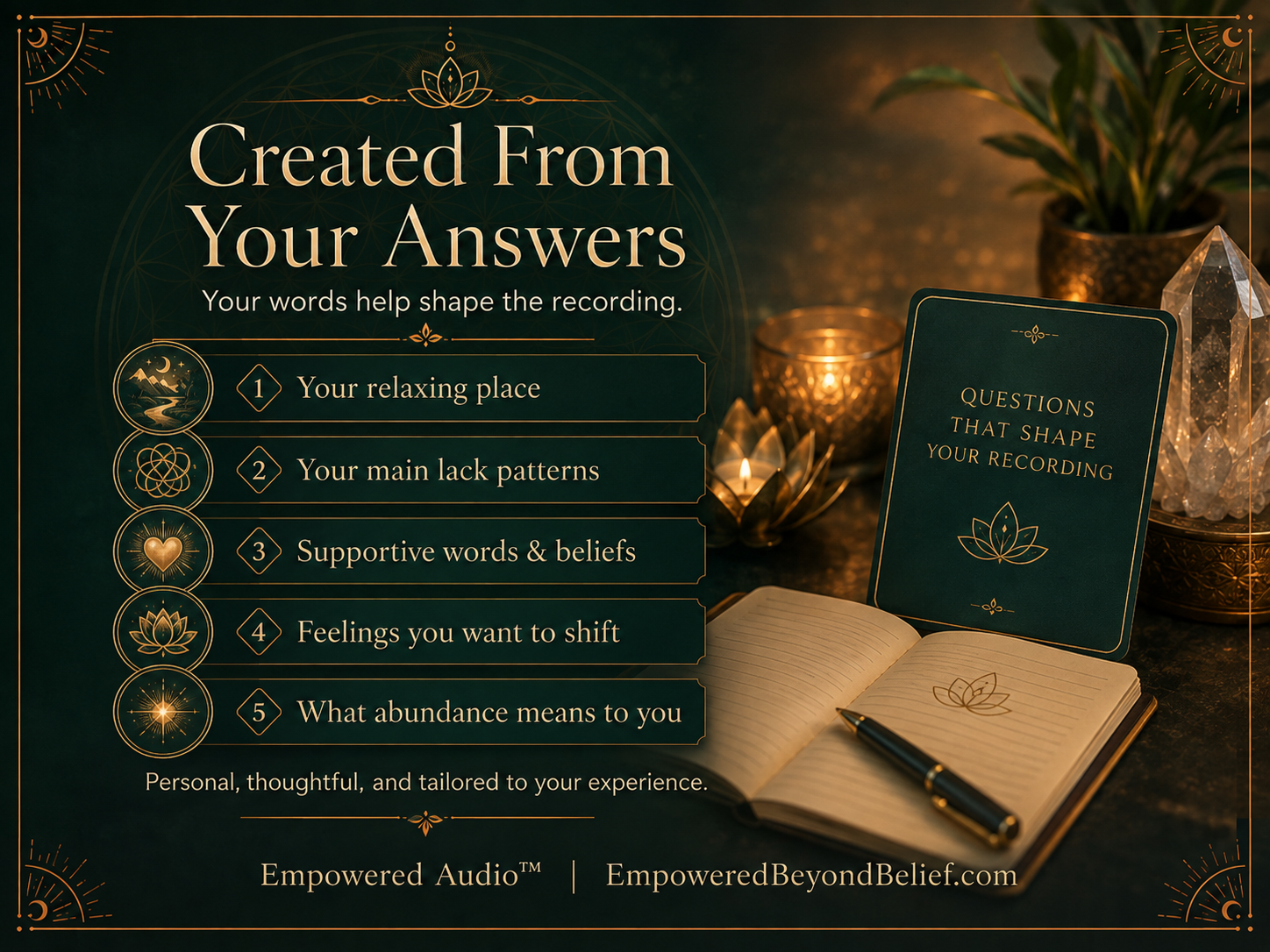 Personalized Abundance Hypnosis Recording | Custom Audio - Image 7