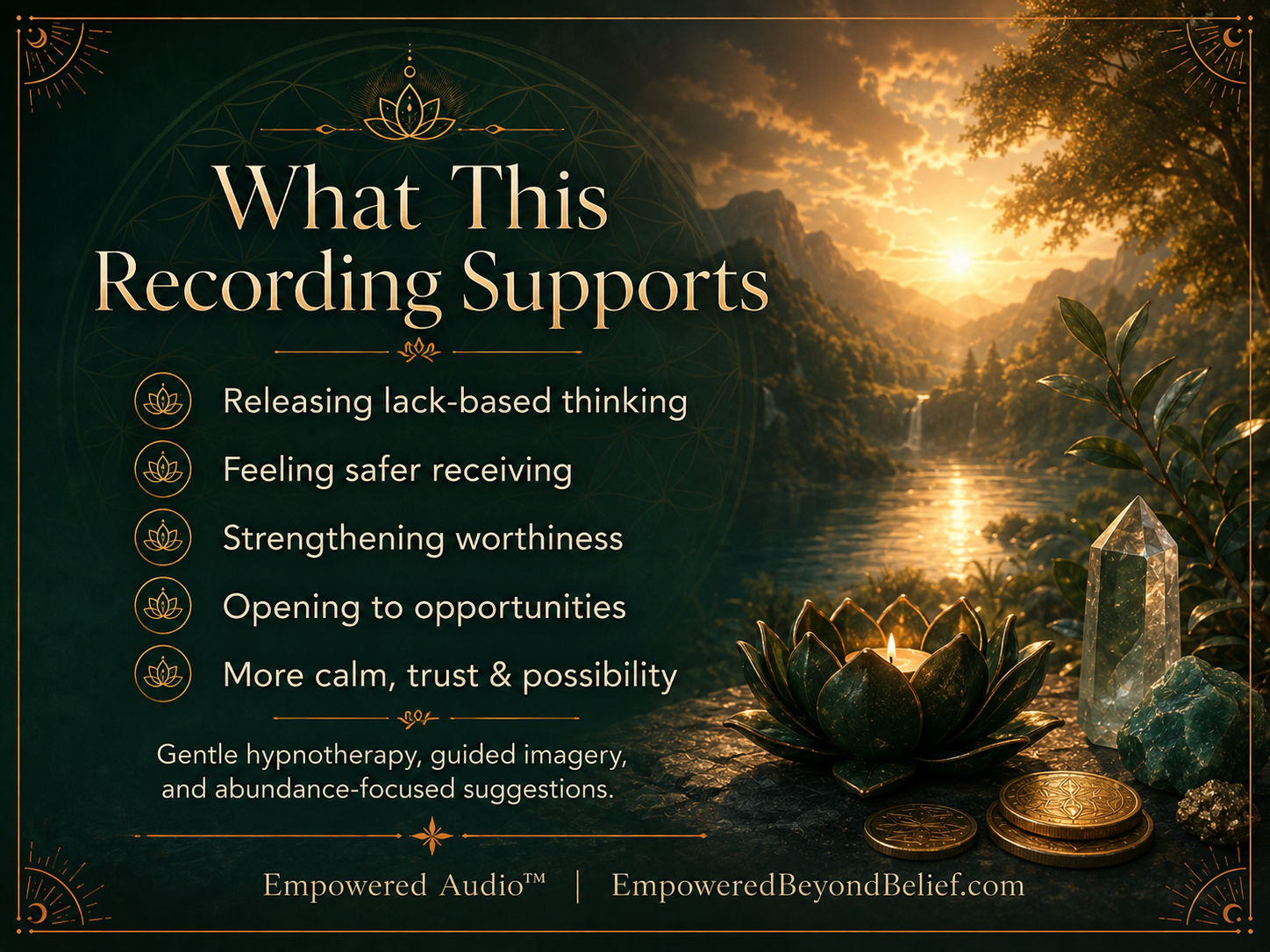 Personalized Abundance Hypnosis Recording | Custom Audio - Image 8