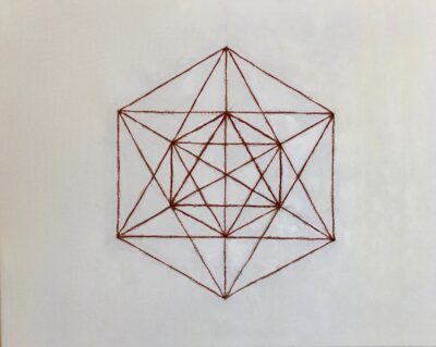Metatron's Cube Sacred Geometry Art