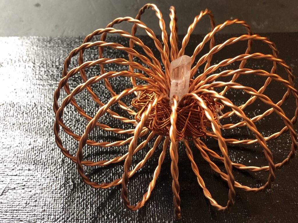 Copper Vortex Coil with Starship Center Torus Activation Meditation
