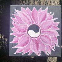 Wildflower in Balance | Sacred Geometry Painting