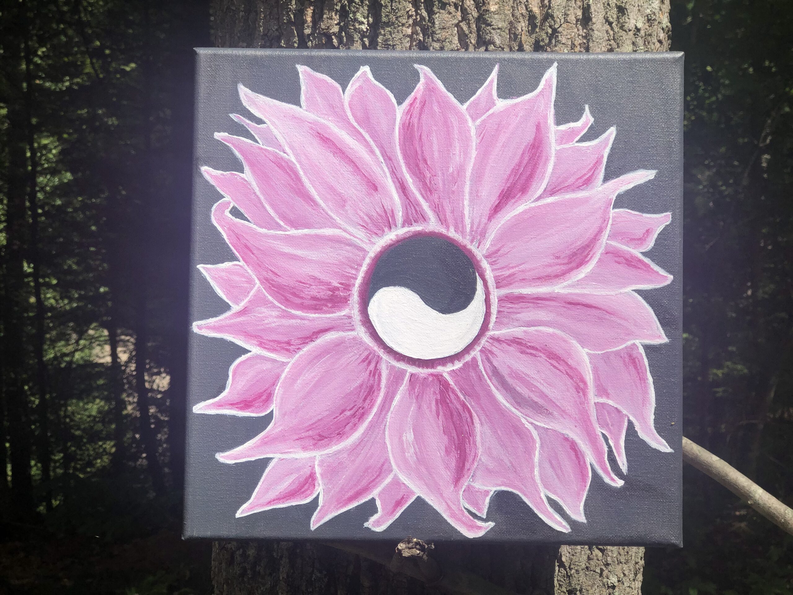 Wildflower in Balance | Sacred Geometry Painting