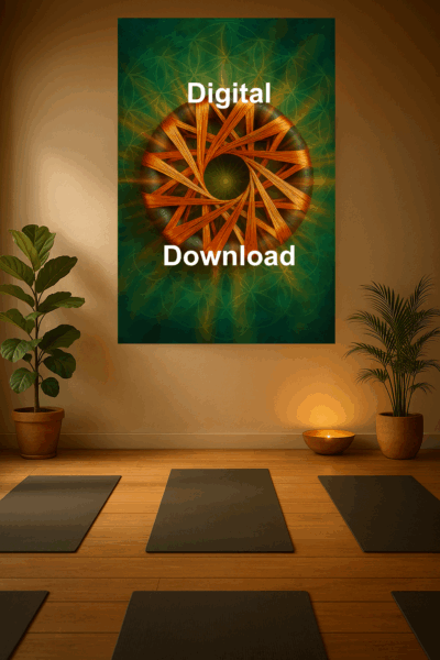 Rodin Coil Torus Digital Art Print | 8x10 Instant Download