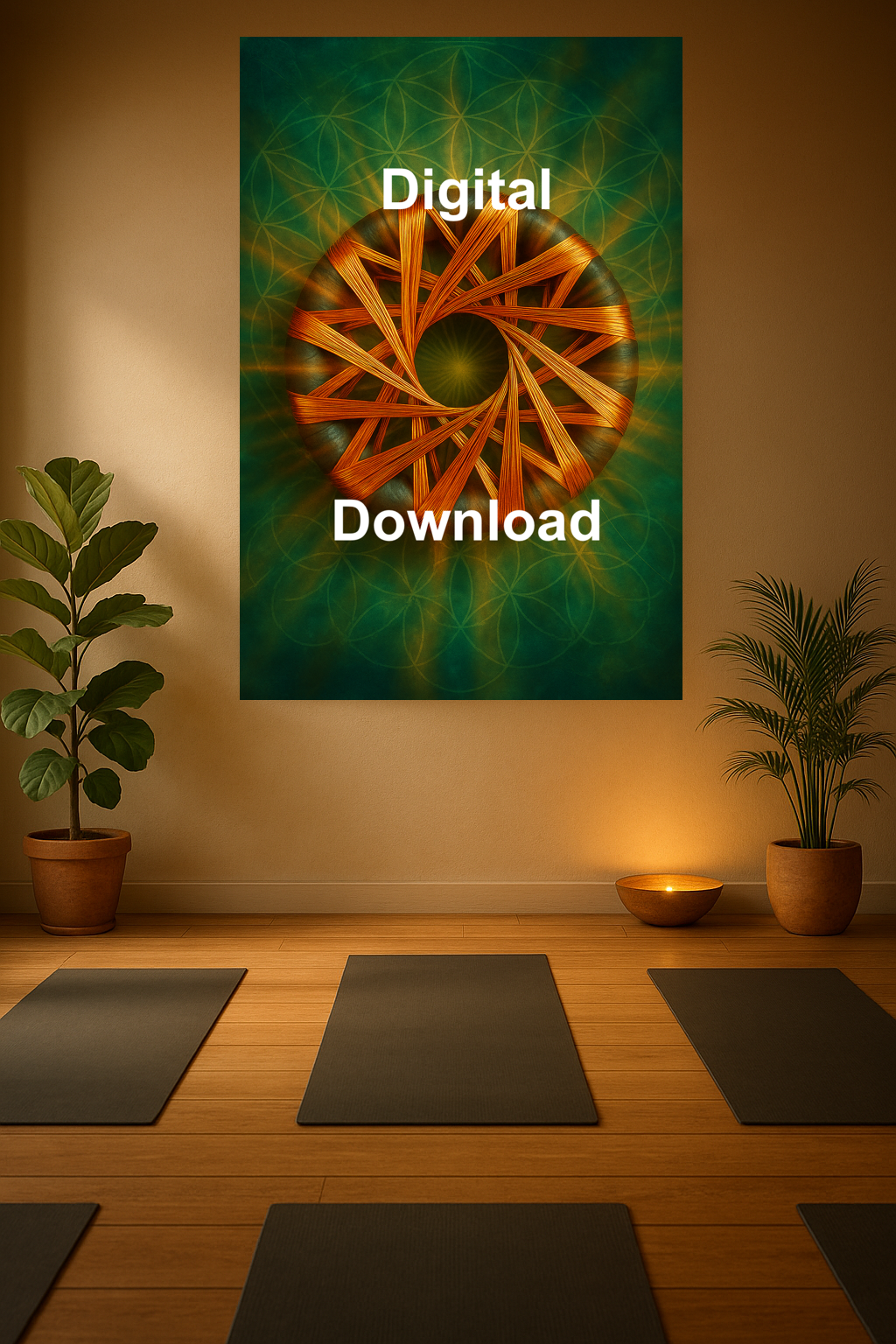 Rodin Coil Torus Digital Art Print | 8x10 Instant Download