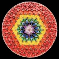 Chakra Gemstone Flower of Life Digital Art | Sacred Geometry Wall Art, Desktop & Phone Wallpaper