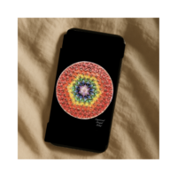 Chakra Sacred Geometry Flower of Life Copper Print | Gemstone Healing (Digital Download, 8x10PNG, 16x20JPG)