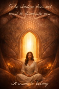 Repression Becomes Pressure: How the Shadow is Created