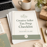 creative seller tax prep checklist