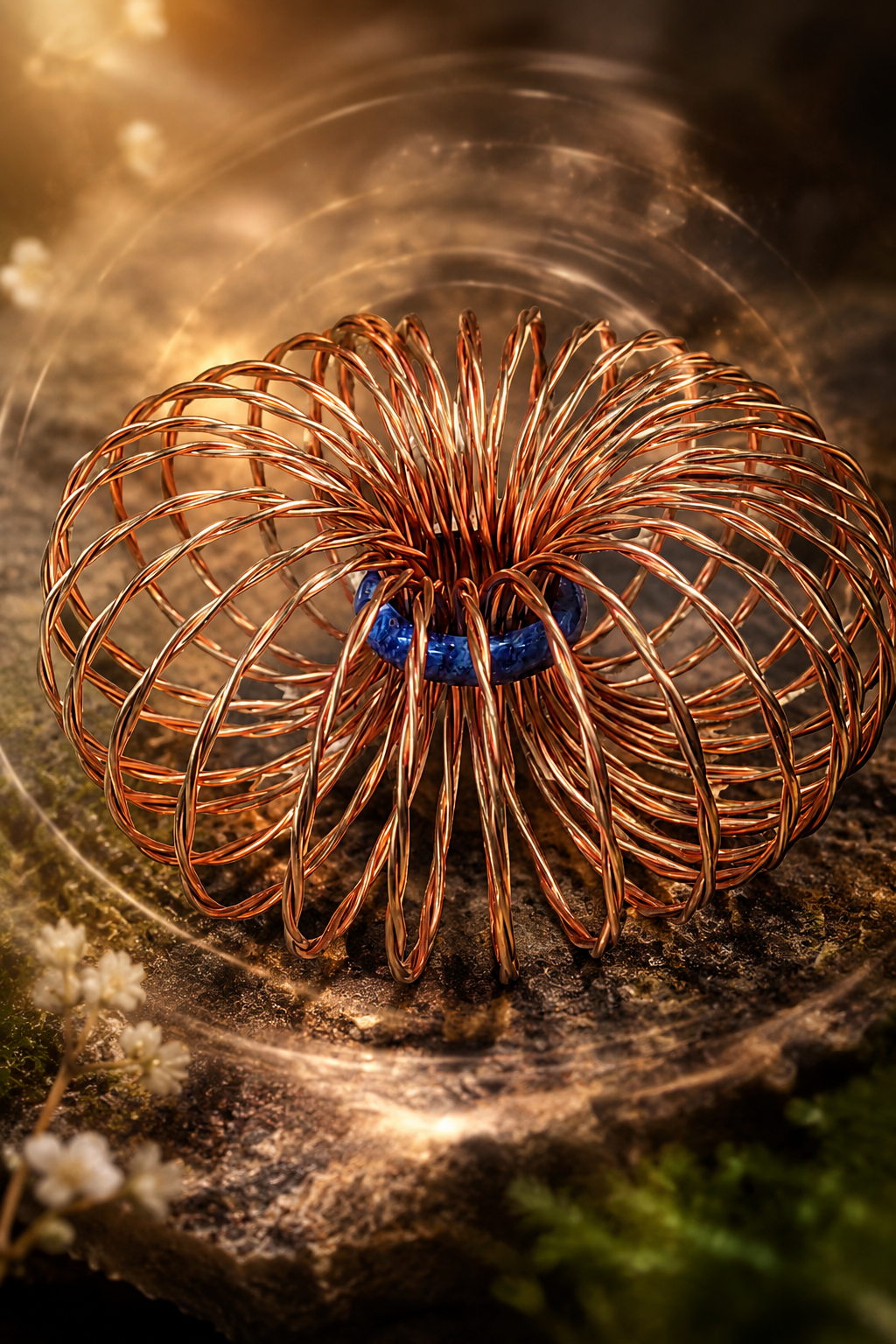 Copper vortex coils