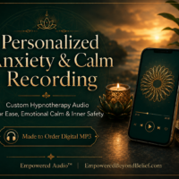 Personalized Anxiety to Calm Hypnotherapy Recording | Custom Anxiety Hypnosis MP3
