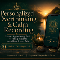 Personalized Overthinking Hypnotherapy Recording | Custom Racing Mind Hypnosis MP3
