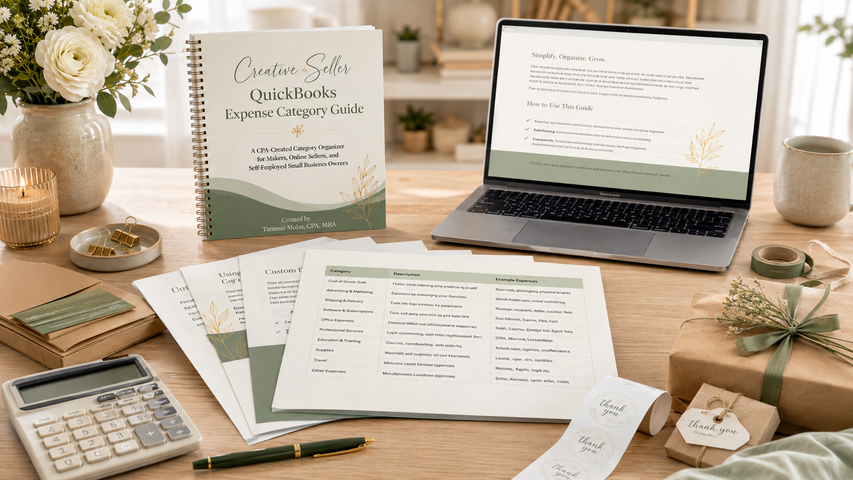 Creative Seller QuickBooks Expense Category Guide - Image 5