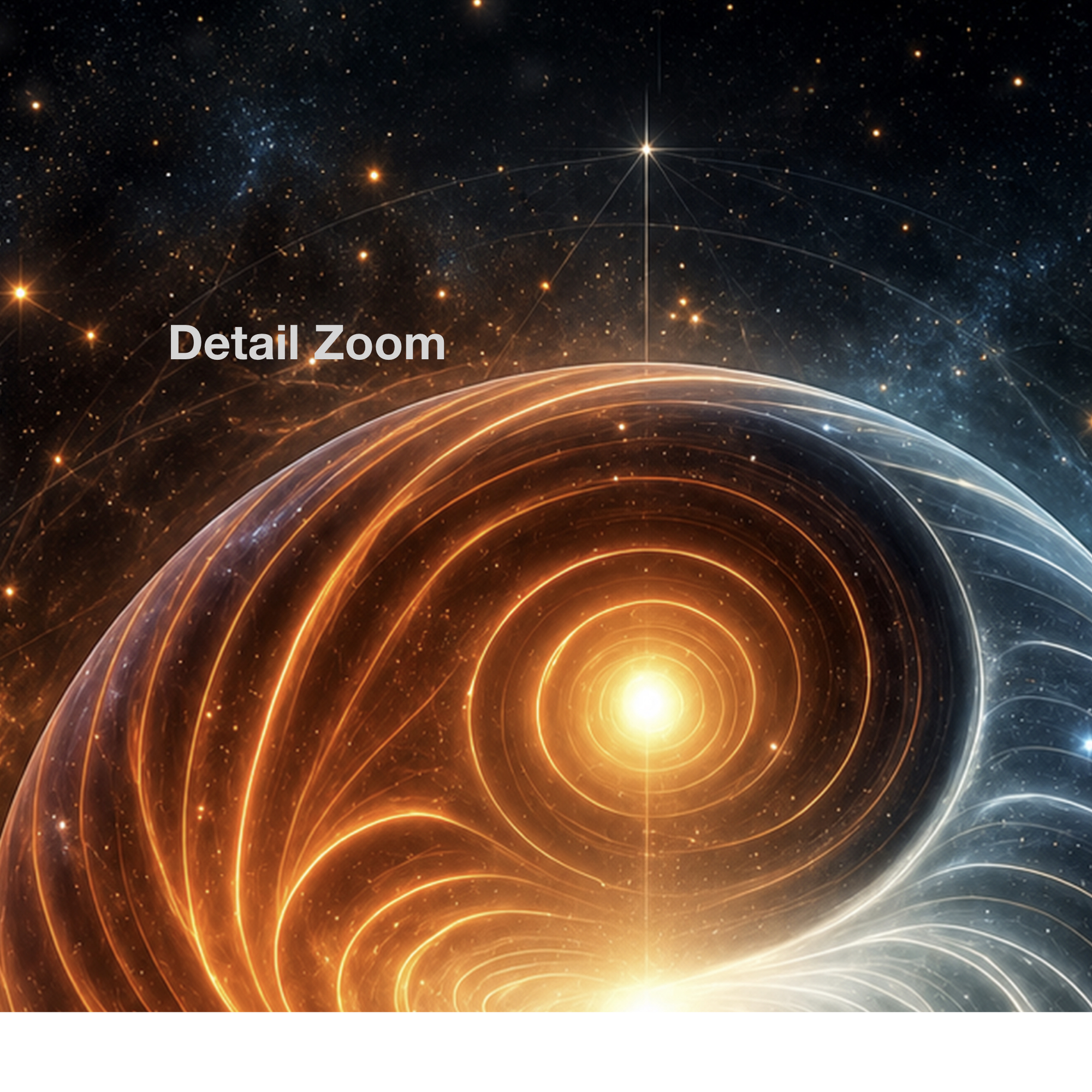Cosmic Polarity Yin Yang Digital Art | Sacred Geometry Wall Art, Desktop & Phone Wallpaper - Image 3
